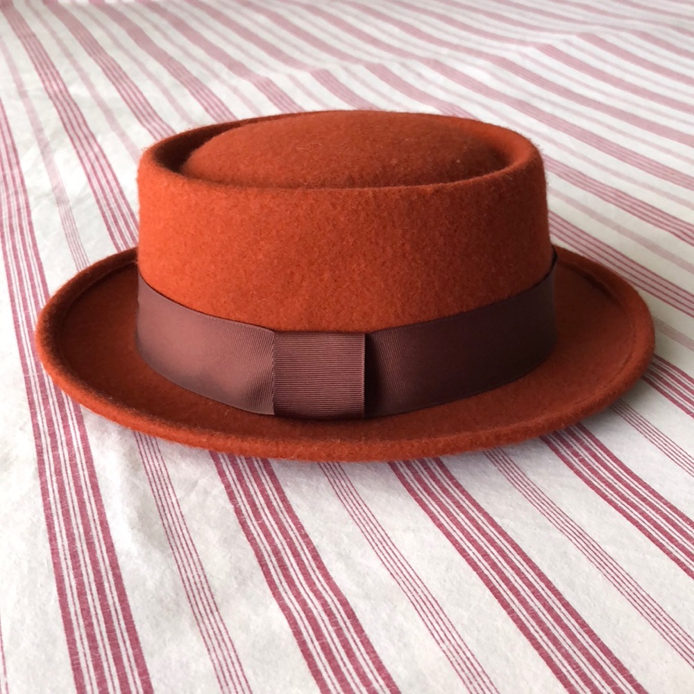 Pumpkin Colored Fedora